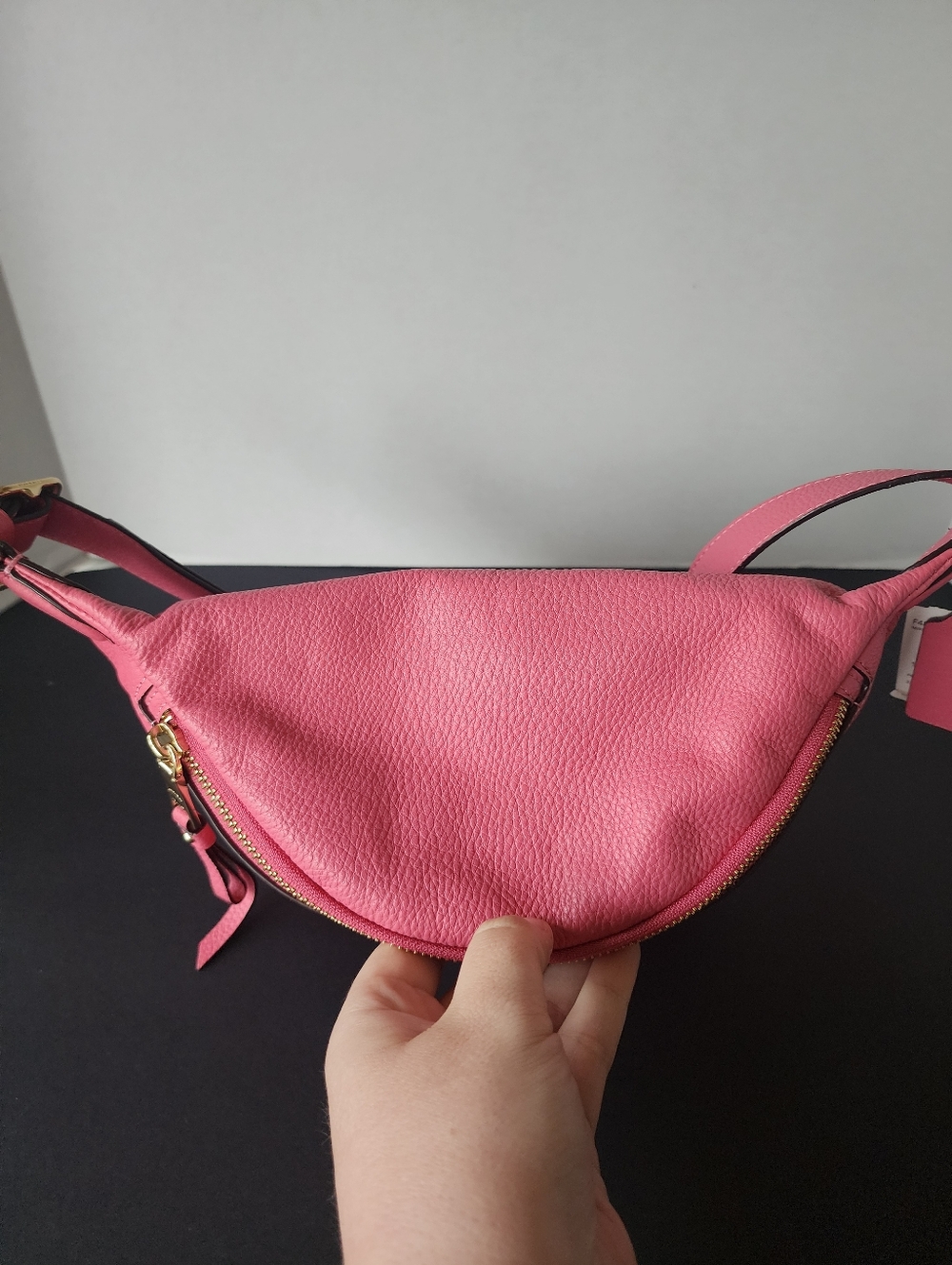 ✨️NWT✨️ Coach Pebbled Leather Belt Bag, Pink Ruby, 2019, $298 MSRP - Picture 4 of 9